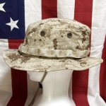 画像2: 米軍実物 デザートマーパットブーニーハット　LARGE (2)