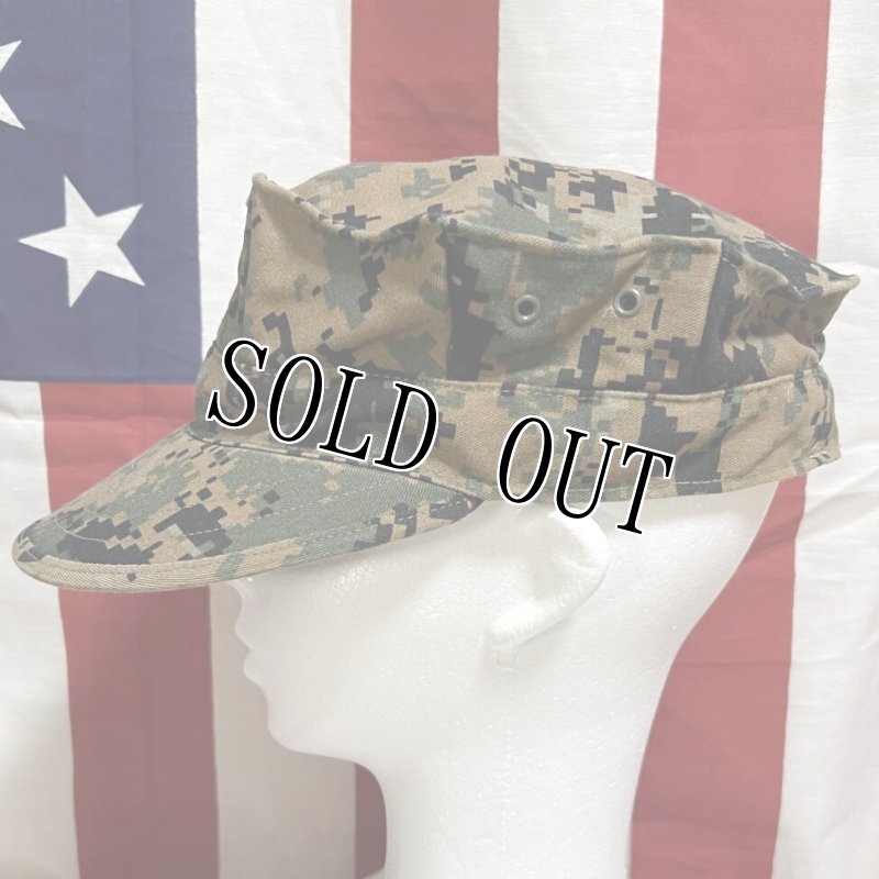 画像3: 米軍実物　USMC　ウッドランドマーパット　CAP　LARGE (3)