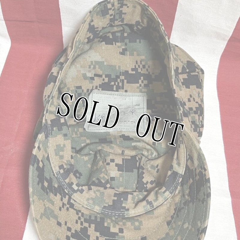 画像5: 米軍実物　USMC　ウッドランドマーパット　CAP　LARGE (5)