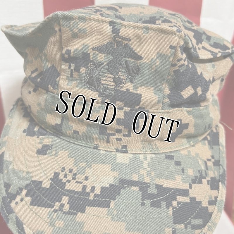 画像2: 米軍実物　USMC　ウッドランドマーパット　CAP　LARGE (2)