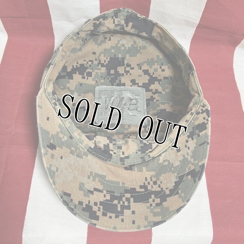 画像5: 米軍実物　USMC　ウッドランドマーパット　CAP　LARGE (5)