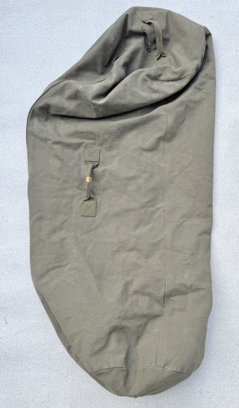 画像1: 米軍放出品 コットン ダッフルバッグ　SEA BAG (1)
