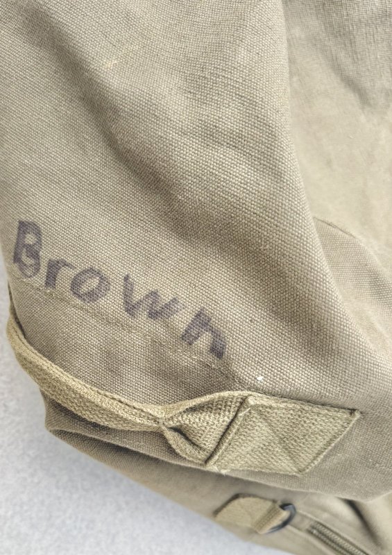 画像4: 米軍放出品 コットン ダッフルバッグ　SEA BAG (4)