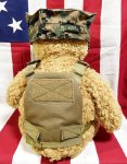 画像3: 米軍放出品 USMC 海兵隊 ミリタリー オードナンスプレキャリ着用ベアー  (3)