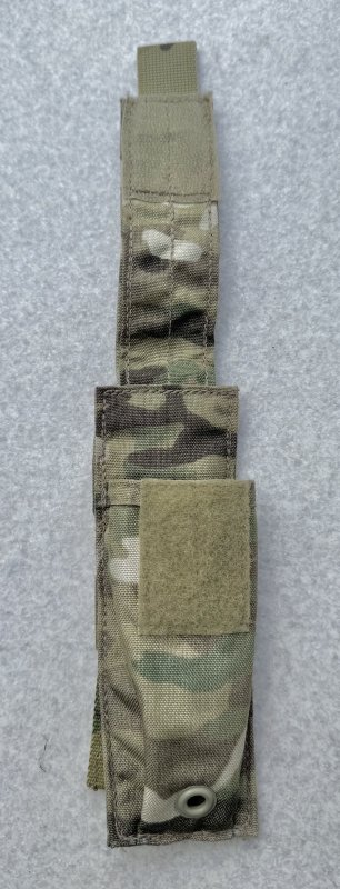 画像3: 米軍実物 M9 SINGLE MAG POUCH FLAT シングル マグポーチ フラット マルチカム (3)