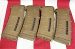 画像1: 米軍実物 MAGPUL PMAG 30 GEN M3 AR-15/M4/M16 30連マガジン   WINDOW 両窓 30rd マグ 5.56mm コヨーテタン 4個セット  (1)