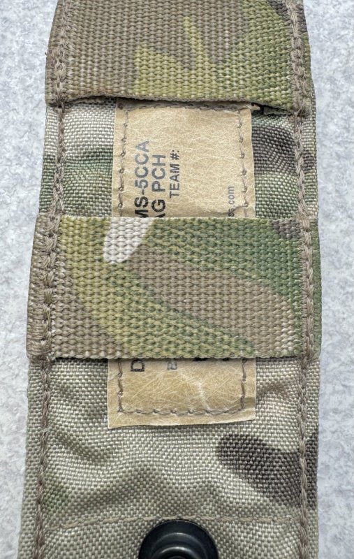 画像4: 米軍実物 M9 SINGLE MAG POUCH FLAT シングル マグポーチ フラット マルチカム (4)