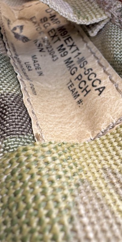 画像5: 米軍実物 M9 SINGLE MAG POUCH FLAT シングル マグポーチ フラット マルチカム (5)