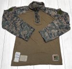 画像1: 米軍実物　FROG　ウッドランドマーパットコンバットシャツ　M-R (1)