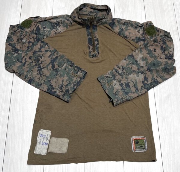 米軍実物 FROG ウッドランドマーパットコンバットシャツ M-R CRYE,FROG