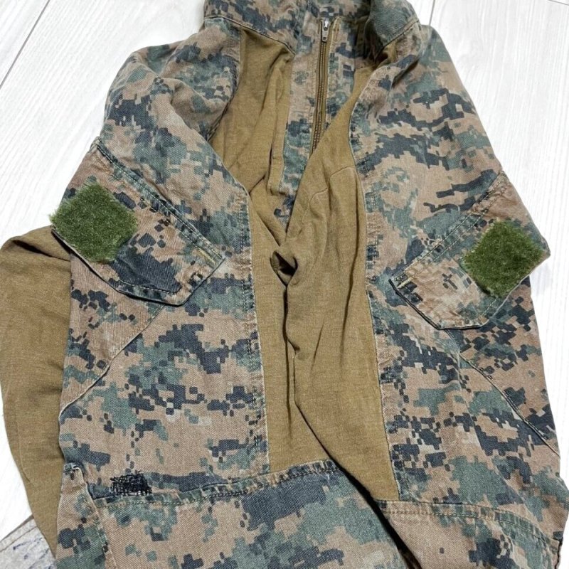 画像4: 米軍実物　FROG　ウッドランドマーパットコンバットシャツ　M-R (4)