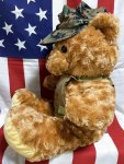 画像2: 米軍放出品 USMC 海兵隊 ミリタリー オードナンスプレキャリ着用ベアー  (2)