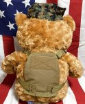 画像3: 米軍放出品 USMC 海兵隊 ミリタリー オードナンスプレキャリ着用ベアー  (3)