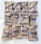 画像1: 米軍実物 ワーニック社 MREレーション/戦闘食 MENU-B 12個セット 2023年4月検品 (1)