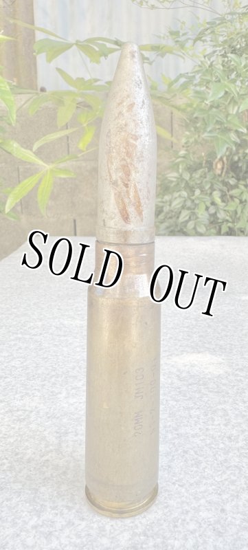 画像1: 米軍実物 20mm 機関砲空薬莢 使用済み 安全品  (1)