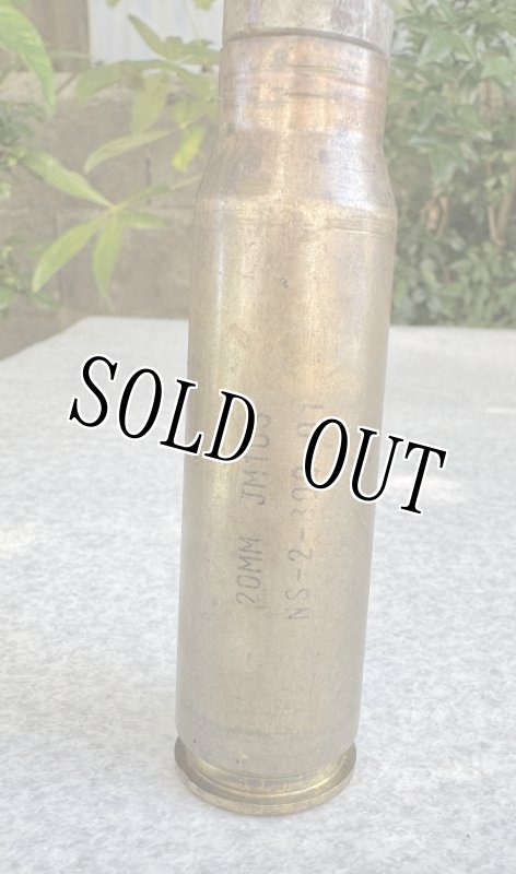 画像4: 米軍実物 20mm 機関砲空薬莢 使用済み 安全品  (4)