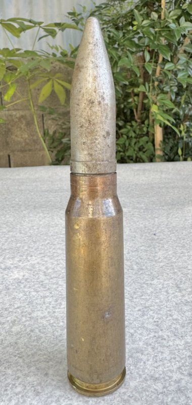 画像2: 米軍実物 20mm 機関砲空薬莢 使用済み 安全品  (2)