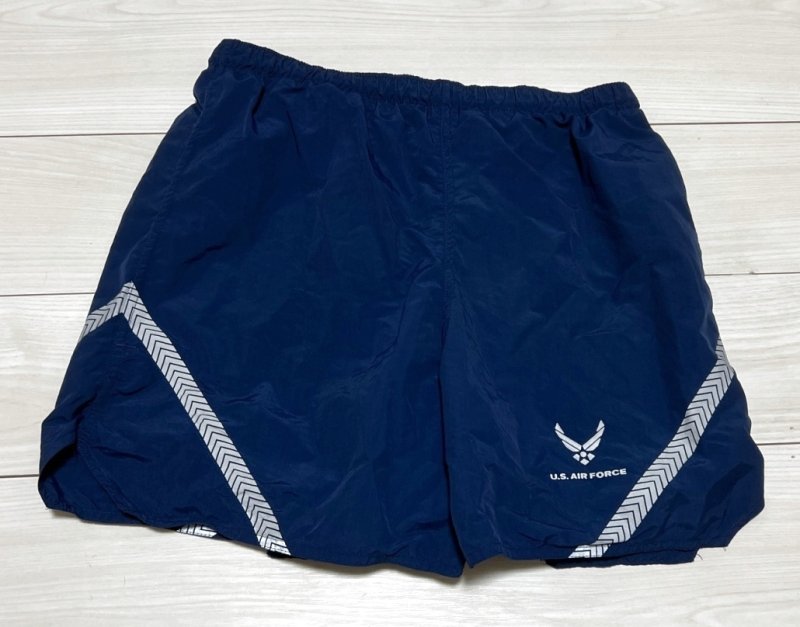 画像1: 米軍実物 USAF AIR FORCE トレーニングショートパンツ XX-LARGE (1)