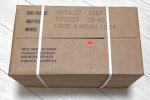 画像1: 米軍実物 2025年10月検【アメリカル】MREレーション非常食/戦闘食 MENU-B (1)