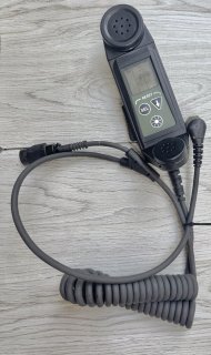 米軍実物HANDSET H-350/U. 専用ハンドセット　ホルダー付。 米軍実物 H-350/U ハンドセット HANDSET 部品・パーツ