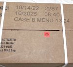 画像2: 米軍実物 2025年10月検【アメリカル】MREレーション非常食/戦闘食 MENU-B (2)