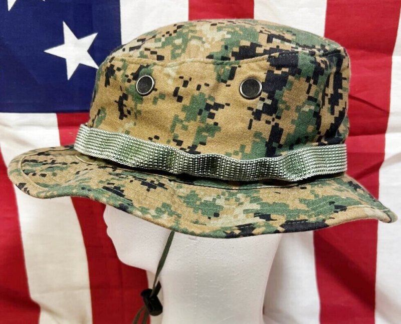画像3: 米軍実物 ウッドランドマーパットブーニーハット MEDIUM (3)