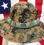 画像2: 米軍実物 ウッドランドマーパットブーニーハット LARGE (2)