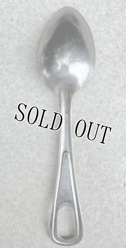 画像17: 米軍実物 沖縄戦 メスキットパン＆ナイフ・ホーク・スプーンセット1944年 メスティン  (17)