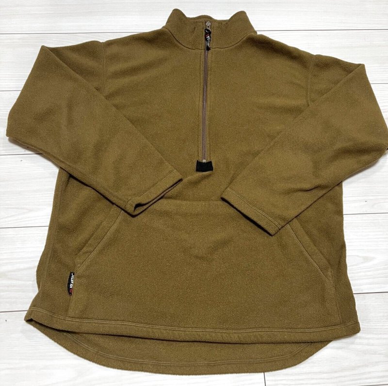 画像1: 米海兵隊実物 USMC ポーラテックフリース コヨーテ MEDIUM (1)