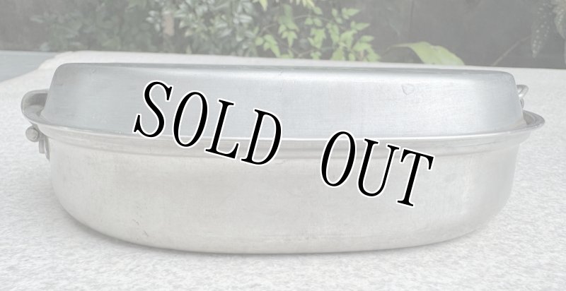 画像7: 米軍実物 沖縄戦 メスキットパン＆ナイフ・ホーク・スプーンセット1944年 メスティン  (7)