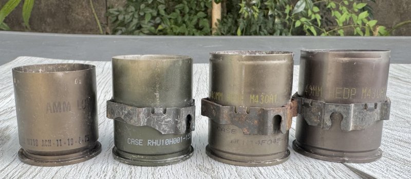 画像3: 米軍実物 40mmグレネード弾 1個セット リンク付 使用済 安全品 (3)