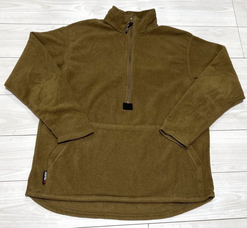 画像1: 米海兵隊実物 USMC ポーラテックフリース コヨーテ LARGE (1)