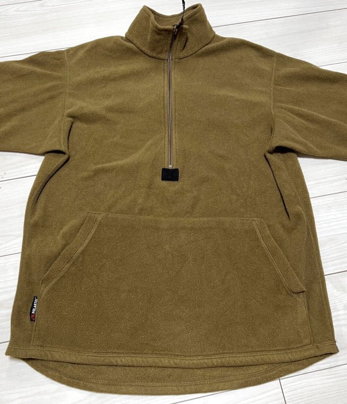 画像2: 米海兵隊実物 USMC ポーラテックフリース コヨーテ MEDIUM (2)