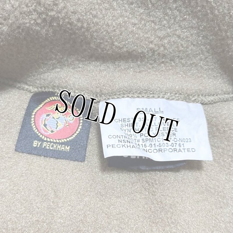 画像4: 米海兵隊実物 USMC ポーラテックフリース コヨーテ SMALL (4)