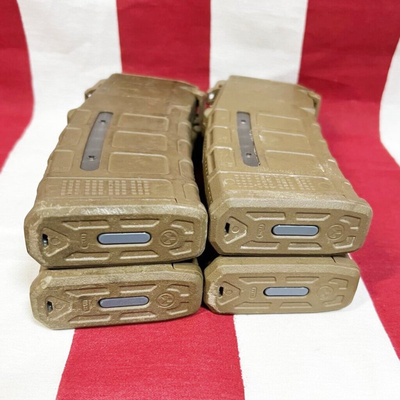 画像3: 米軍実物 MAGPUL PMAG 30 GEN M3 AR-15/M4/M16 30連マガジン   WINDOW 両窓 30rd マグ 5.56mm コヨーテタン 4個セット  (3)