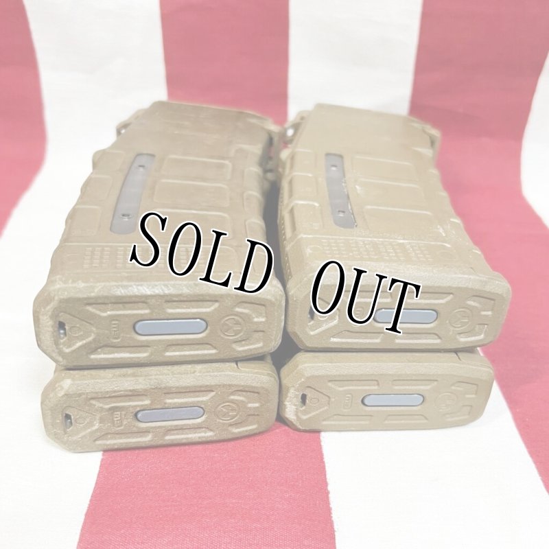 画像3: 米軍実物 MAGPUL PMAG 30 GEN M3 AR-15/M4/M16 30連マガジン   WINDOW 両窓 30rd マグ 5.56mm コヨーテタン　4個セット  (3)