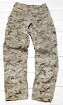 画像1: 米軍実物 USMC デザートマーパットパンツ MEDIUM-LONG (1)