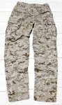 画像4: 米軍実物 USMC デザートマーパットパンツ MEDIUM-LONG (4)