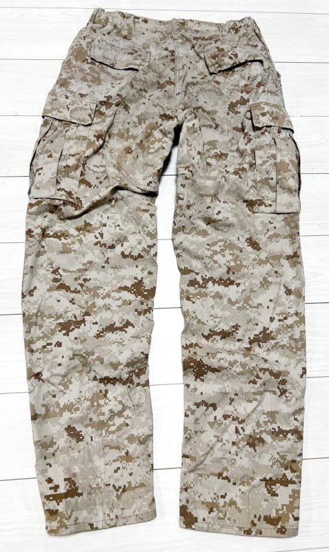画像4: 米軍実物 USMC デザートマーパットパンツ MEDIUM-LONG (4)