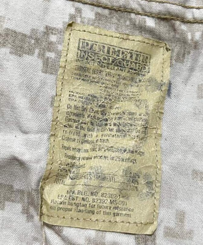 画像6: 米軍実物 USMC デザートマーパットパンツ MEDIUM-LONG (6)