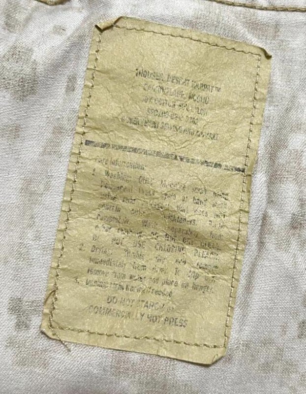 画像7: 米軍実物 USMC デザートマーパットパンツ MEDIUM-LONG (7)