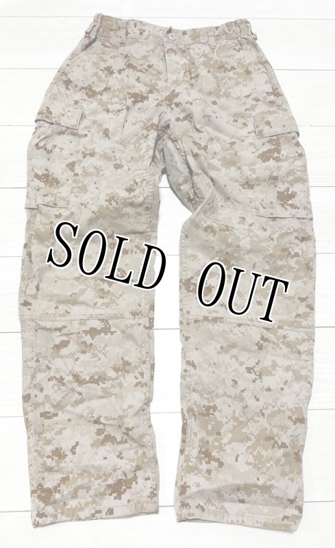 画像1: 米軍実物 USMC デザートマーパットパンツ　32-SHORT (1)