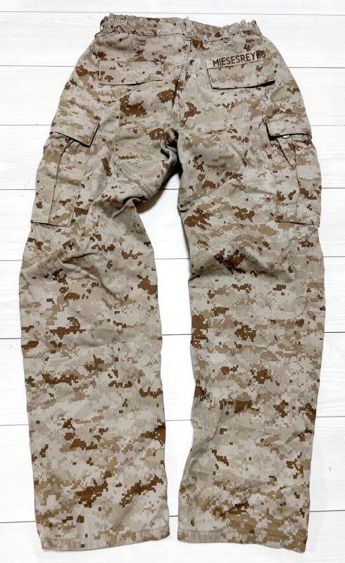 画像2: 米軍実物 USMC デザートマーパットパンツ 32-SHORT (2)