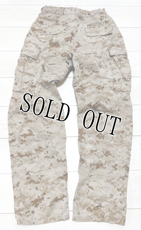 画像2: 米軍実物 USMC デザートマーパットパンツ　32-SHORT (2)