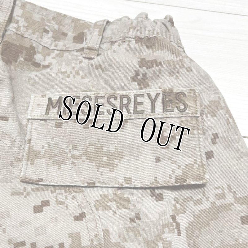 画像3: 米軍実物 USMC デザートマーパットパンツ　32-SHORT (3)