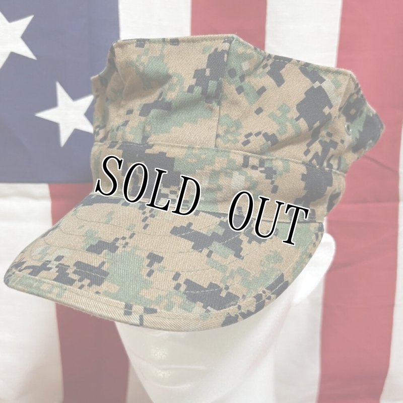 画像1: 米軍実物　US NAVY　ウッドランドマーパット　CAP　MEDIUM (1)