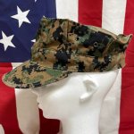 画像3: 米軍実物 US NAVY ウッドランドマーパット CAP MEDIUM (3)