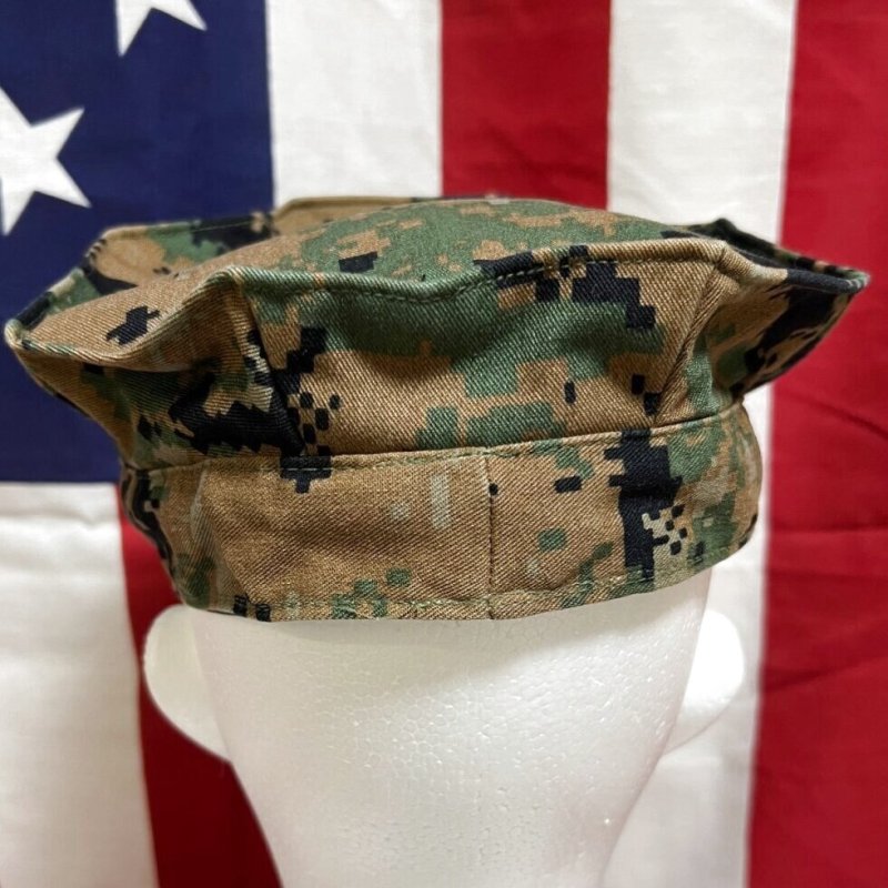 画像4: 米軍実物 US NAVY ウッドランドマーパット CAP MEDIUM (4)