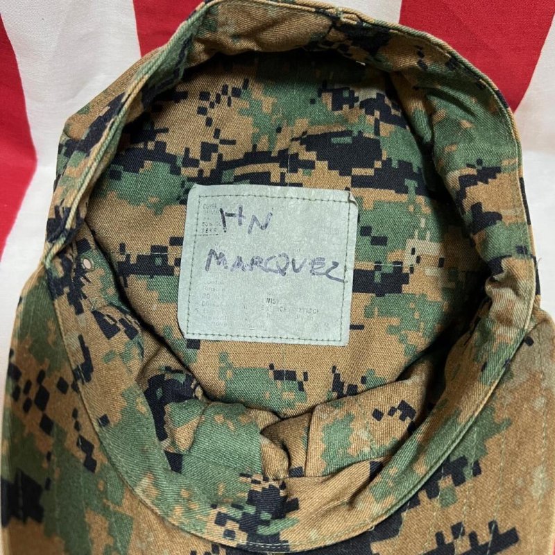 画像5: 米軍実物 US NAVY ウッドランドマーパット CAP MEDIUM (5)