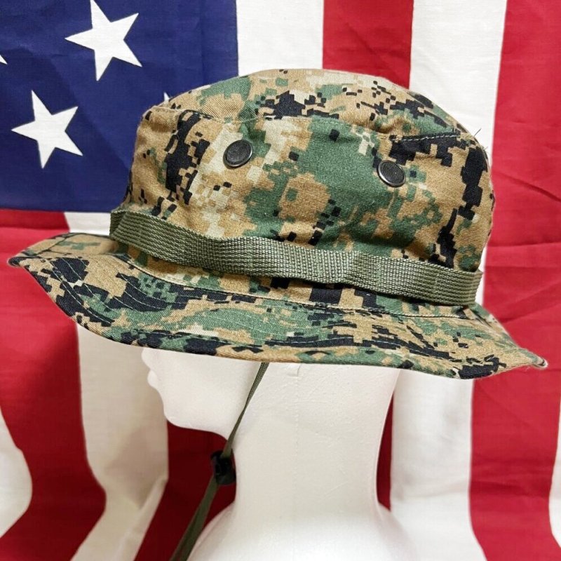 画像3: 米軍実物 ウッドランドマーパットブーニーハット MEDIUM (3)